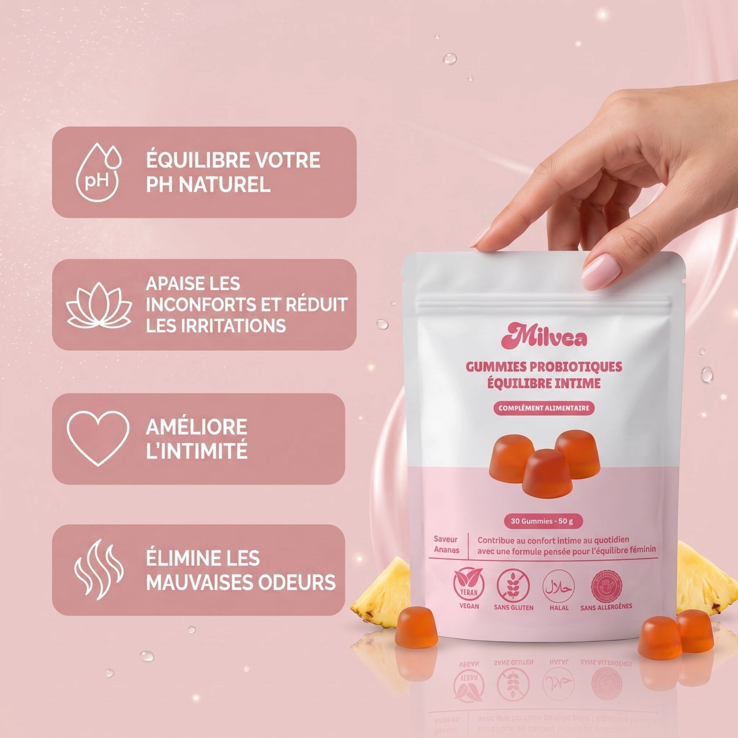 Gummies équilibre intime – Format XL